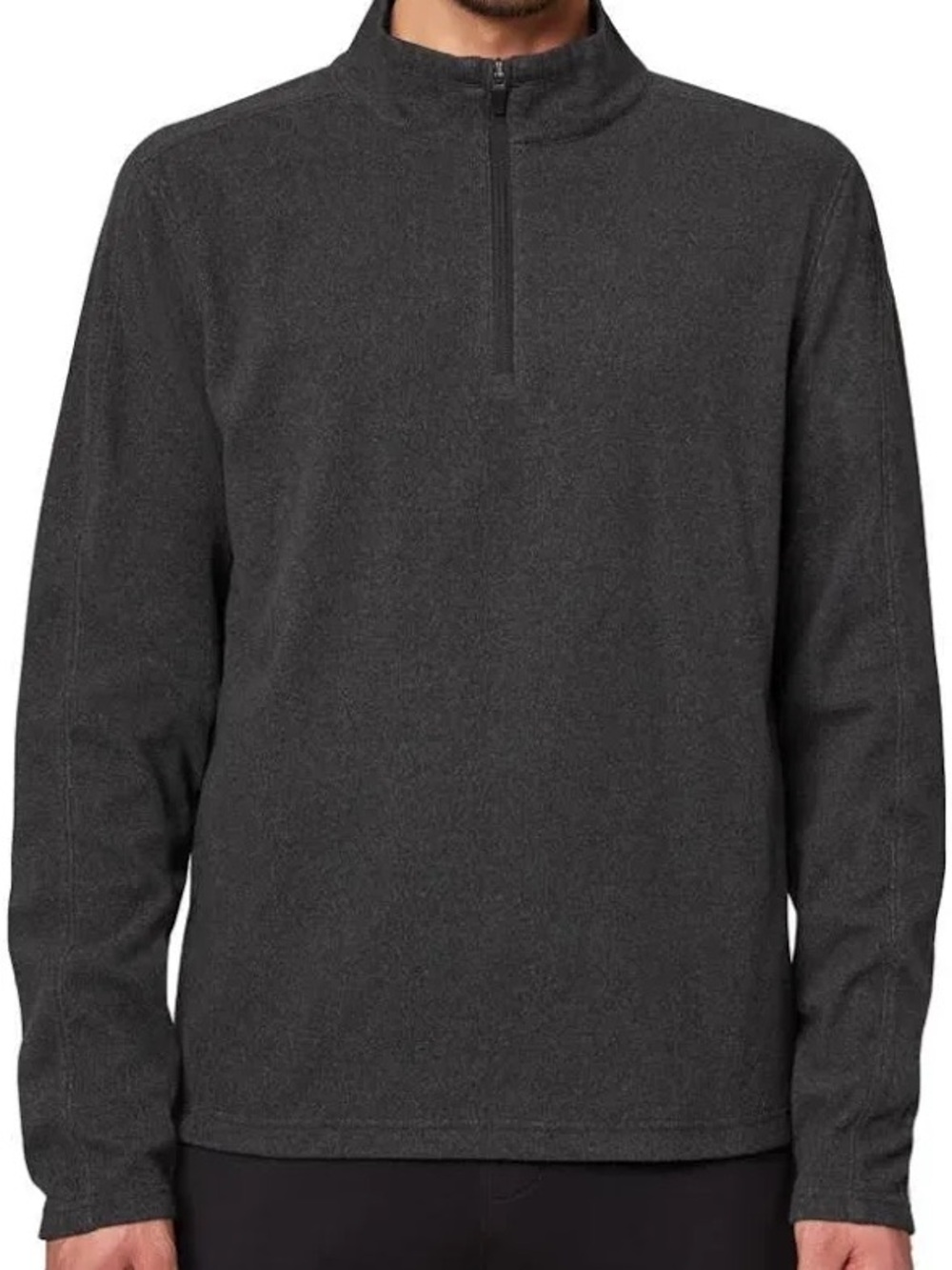 Mondetta Men's Charcoal Quarter Zip Fleece EUC XXL